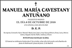 Manuel María Cavestany Antuñano